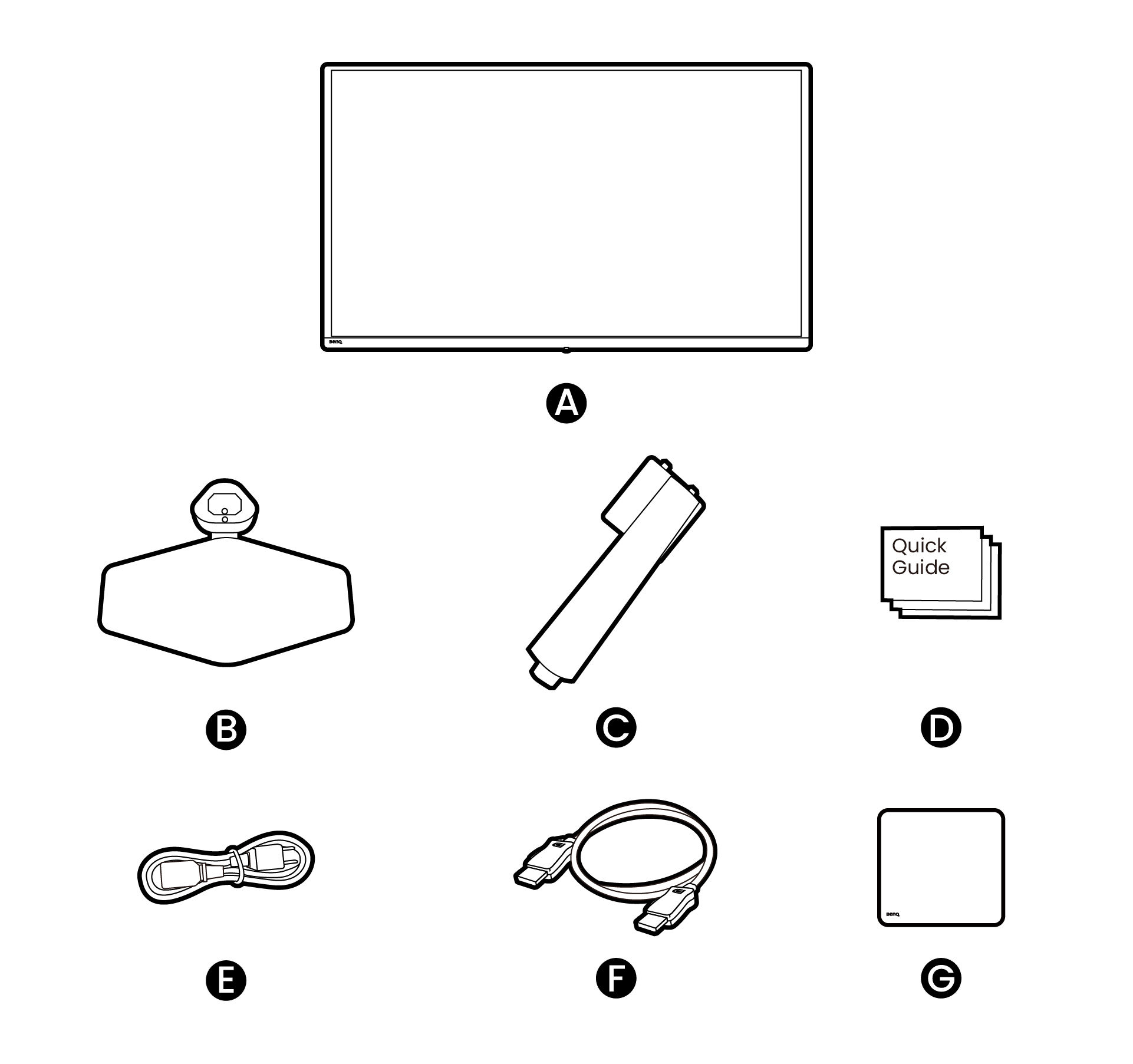 Illustration of package contents