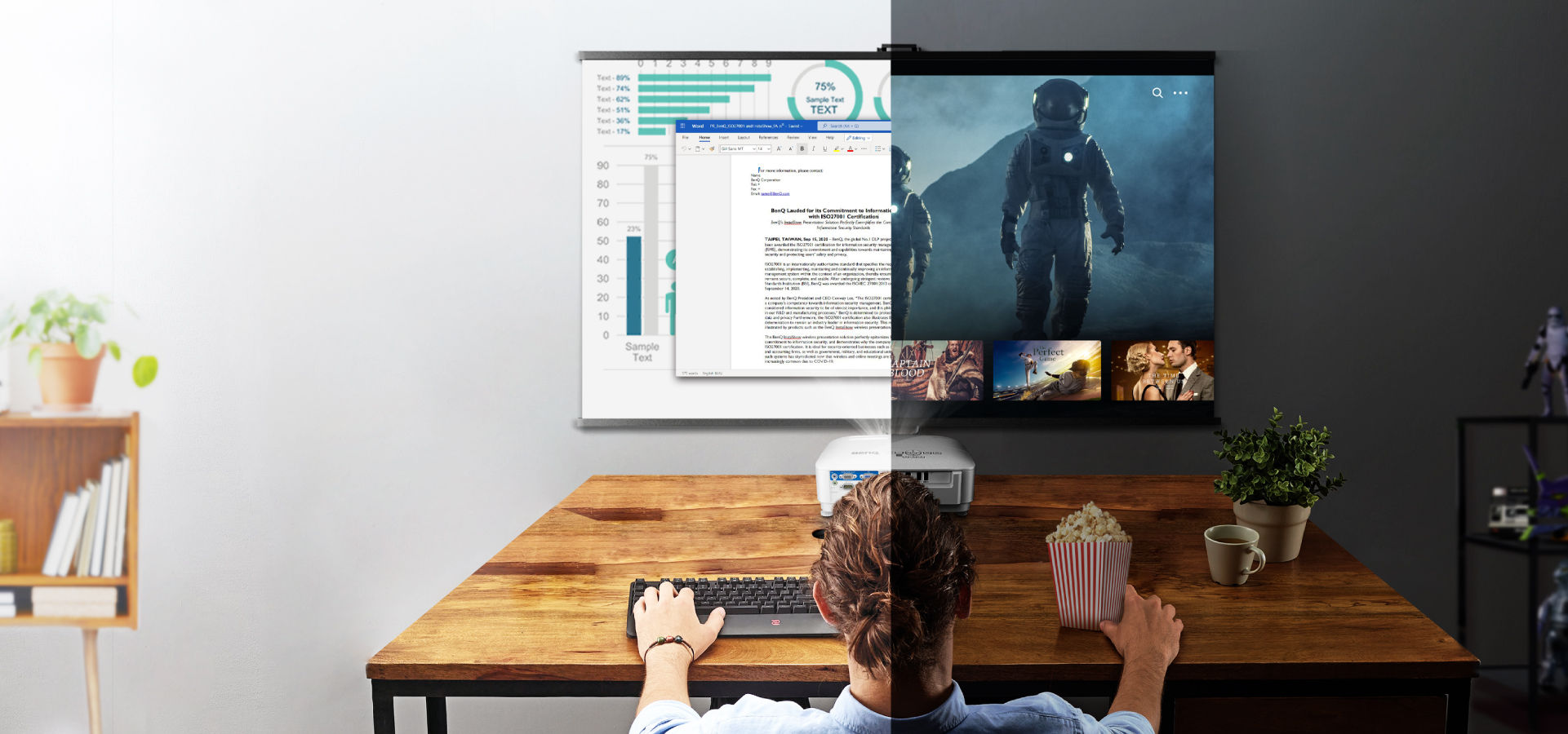 EH600 Smart Wireless Meeting Room Projector Unleash Your Team’s Creativity