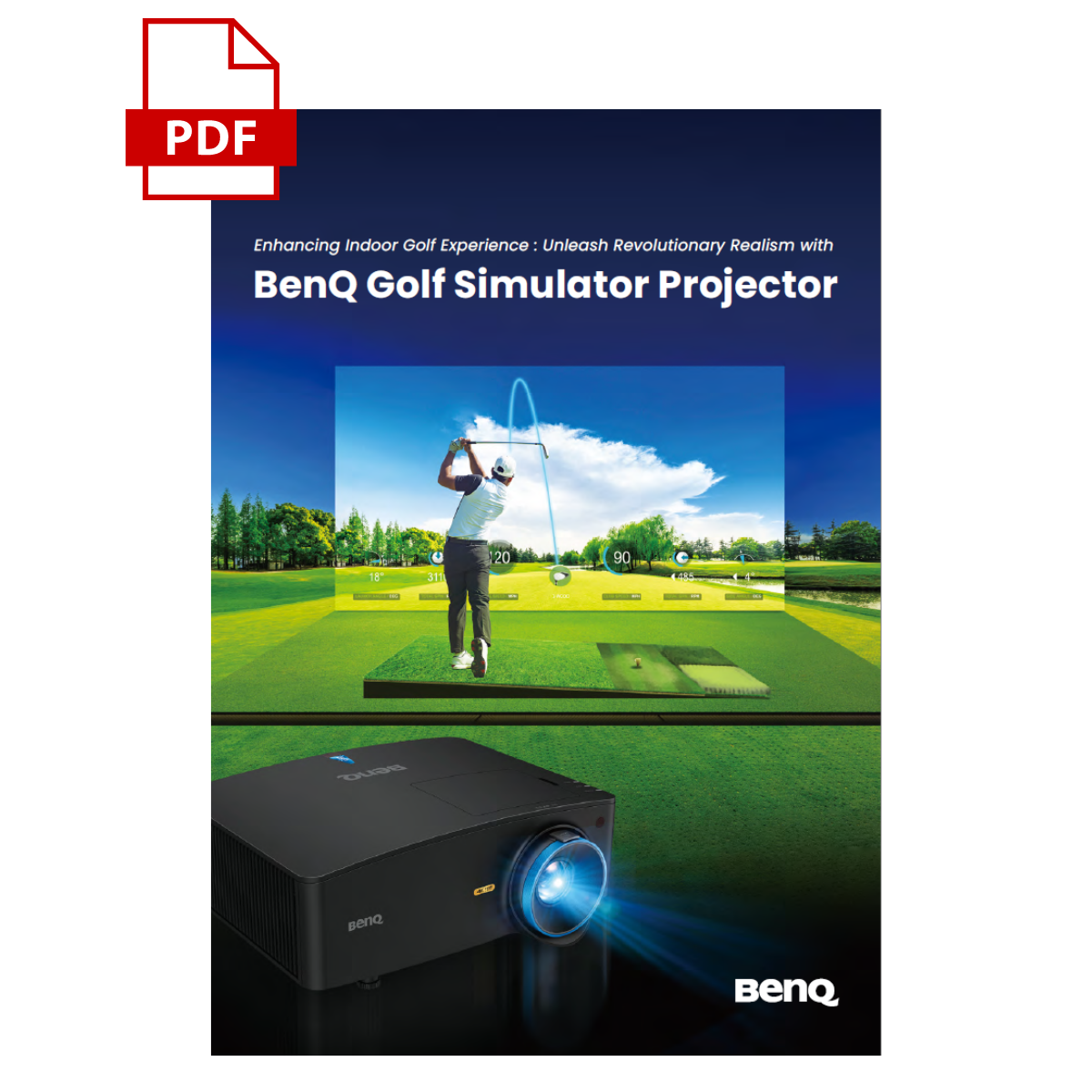 2024 BenQ Golf Simulation Projector Brochure