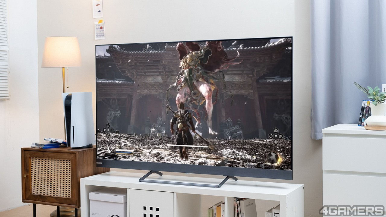 BenQ S65-950 遊戲 Google TV： Mini LED 搭配前出音減噪傳真喇叭，享受 3A 級大作 100% 實力！