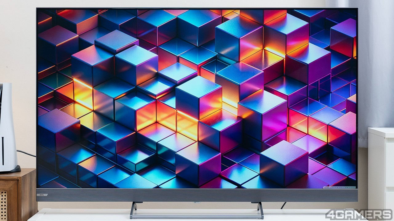 BenQ S65-950 遊戲 Google TV： Mini LED 搭配前出音減噪傳真喇叭，享受 3A 級大作 100% 實力！