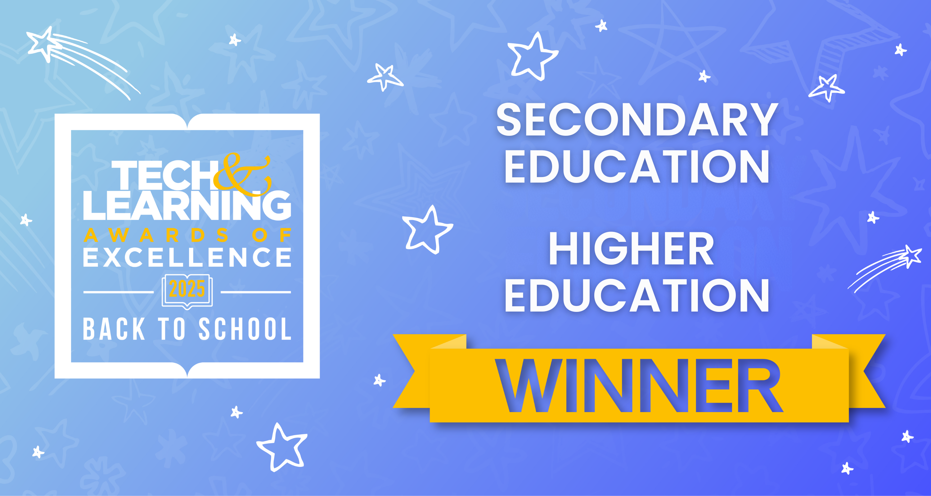 Tech & Learning Awards of Excellence Back to School 2025 winner badge for BenQ