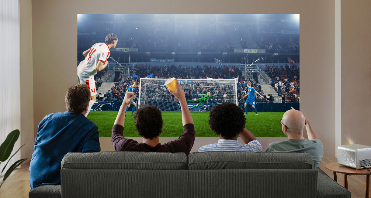 Good football watch parties happen when everyone can clearly see the game, not when half the room is squinting at a cramped TV or distracted by poor angles and blurry motion. BenQ Home Entertainment Projectors come with smooth playback, and a setup that keeps everyone engaged through all four quarters.