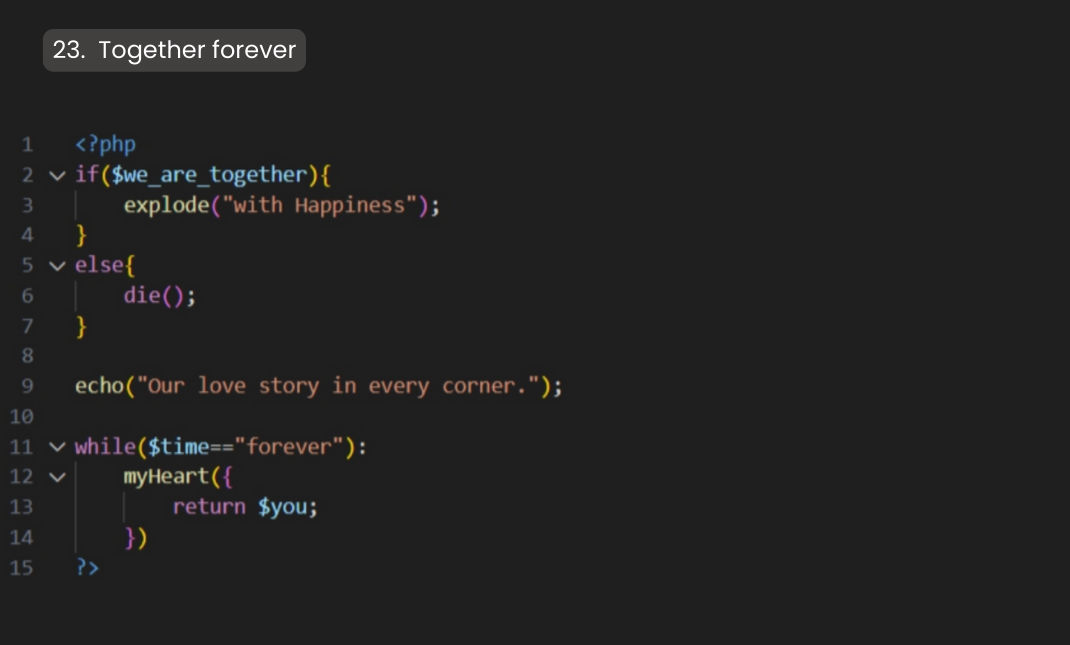 BenQ Coding Challenge-Together forever in PHP