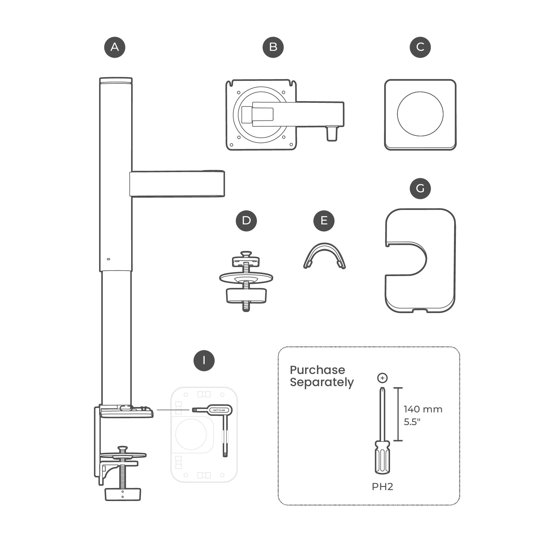 Illustration of package contents