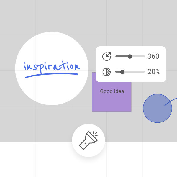 Hide and highlight parts of the board to draw attention to important details in the lecture.