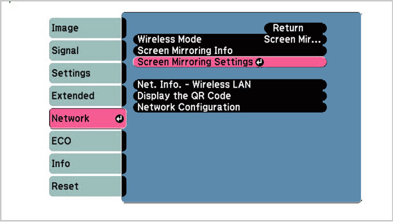 Complicated steps for  wireless projection