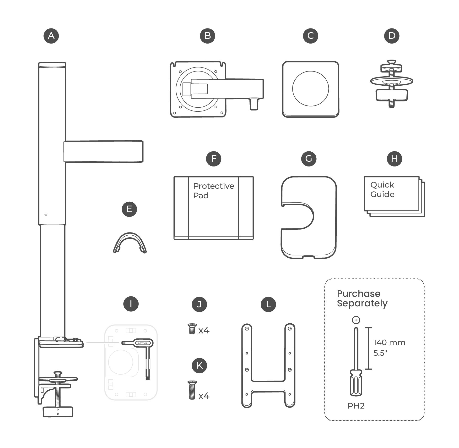 Illustration of package contents