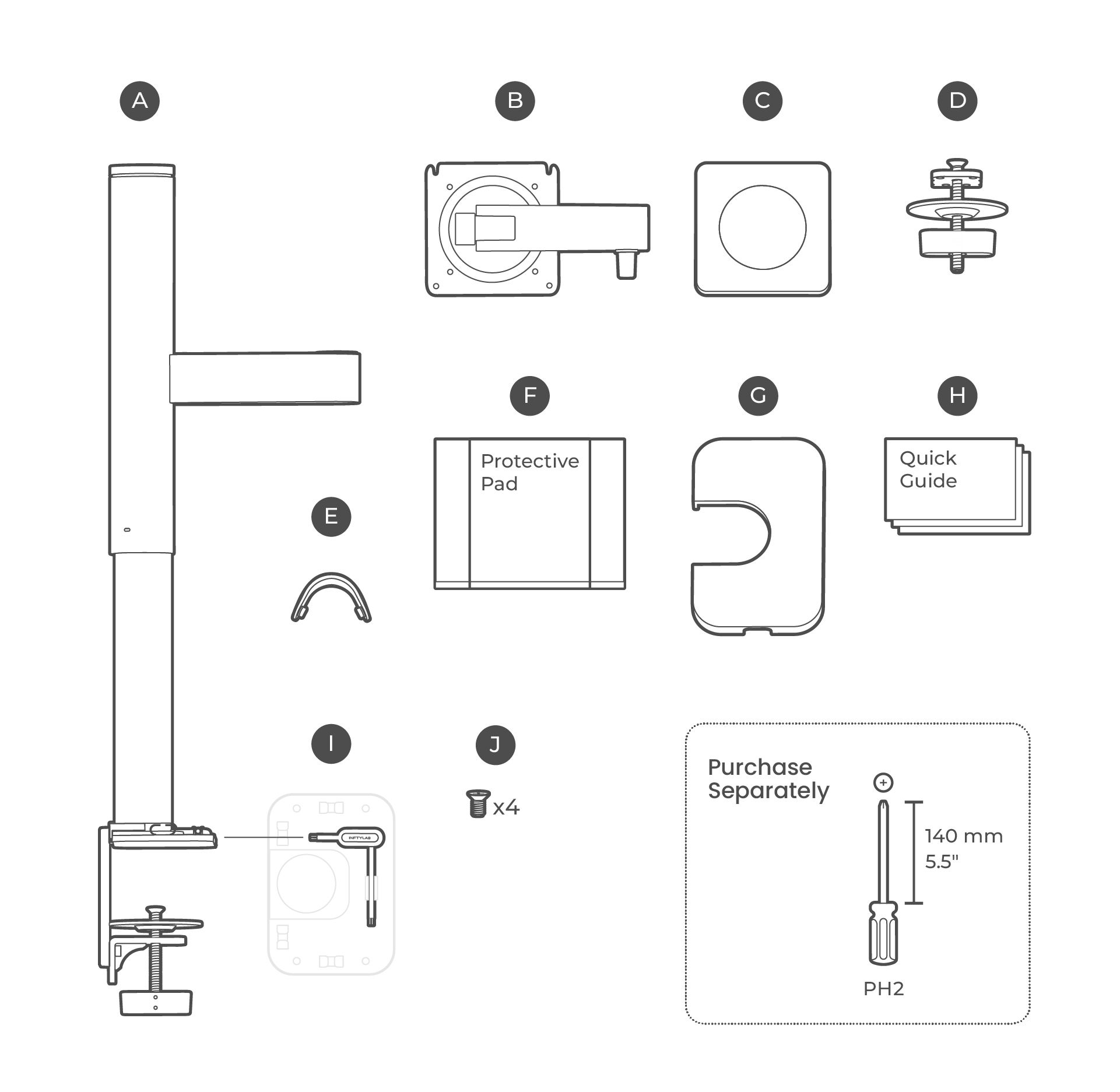 Illustration of package contents