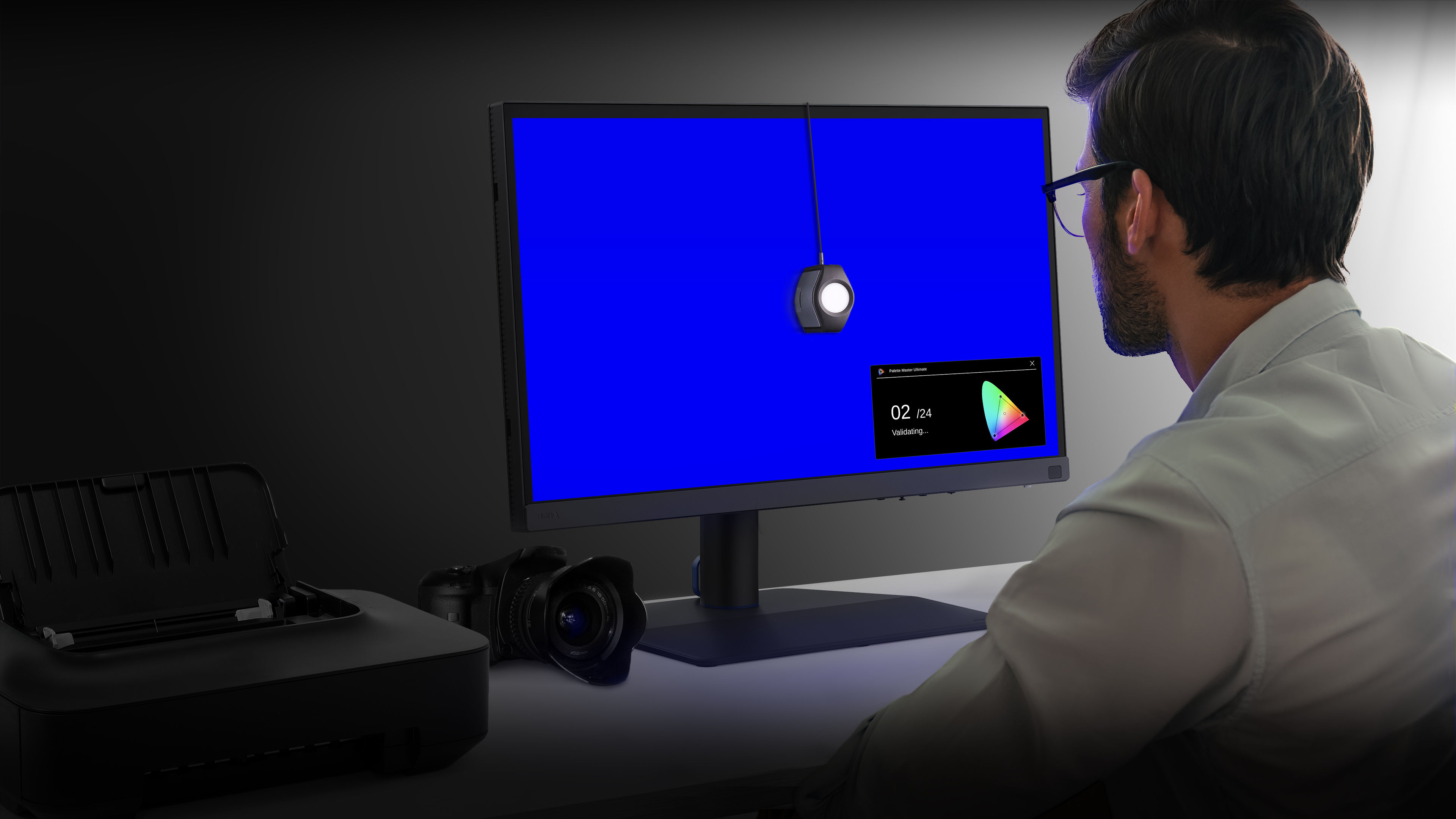 BenQ Exclusive software Palette Master Ultimate for hardware calibration and convenient color management