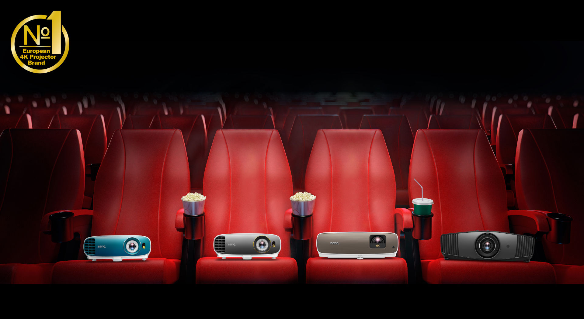 Ware 4K HDR-Pro projectoren van BenQ ondersteunen de DCI-P3 kleurruimte