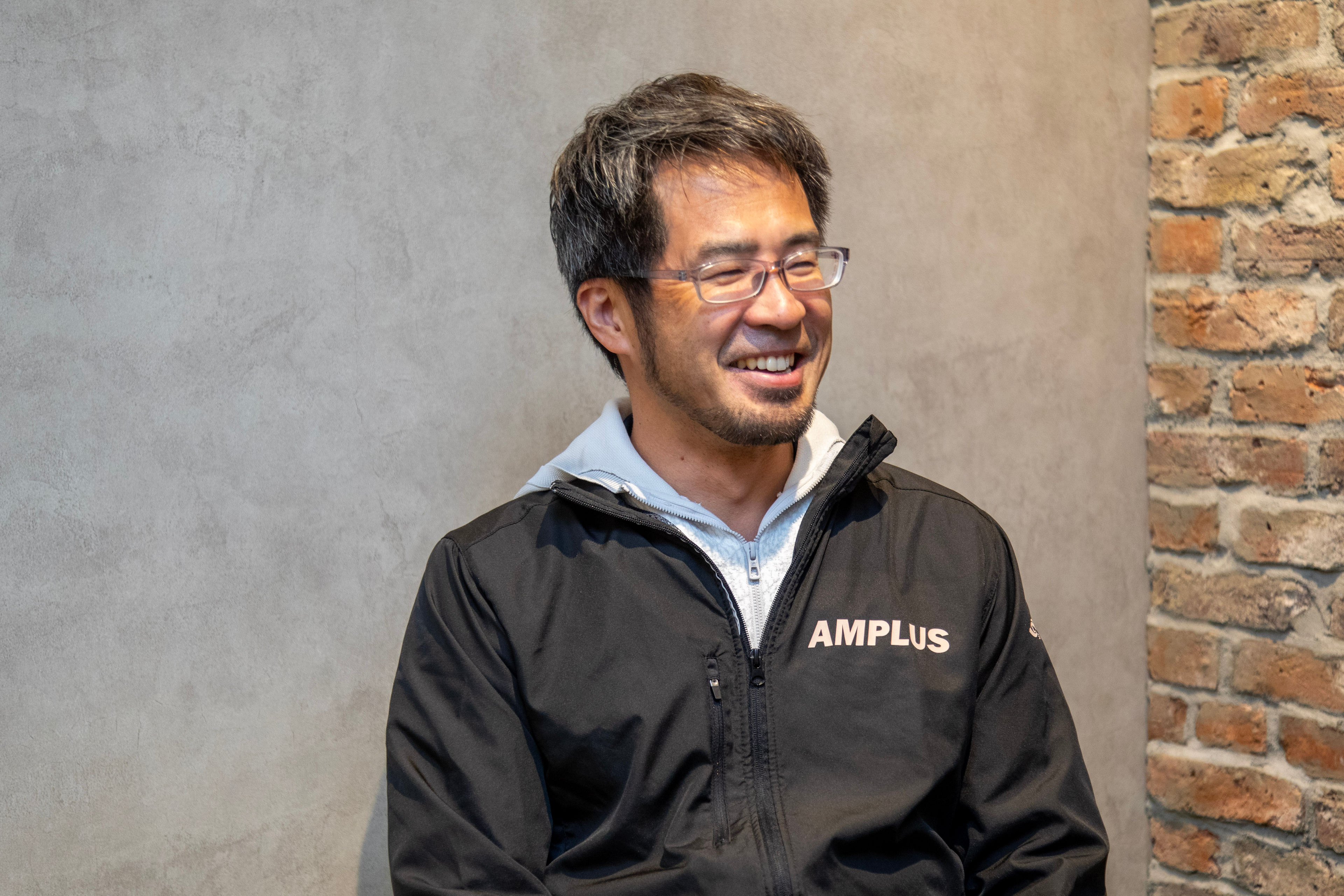 President Kurachi smiles during the interview