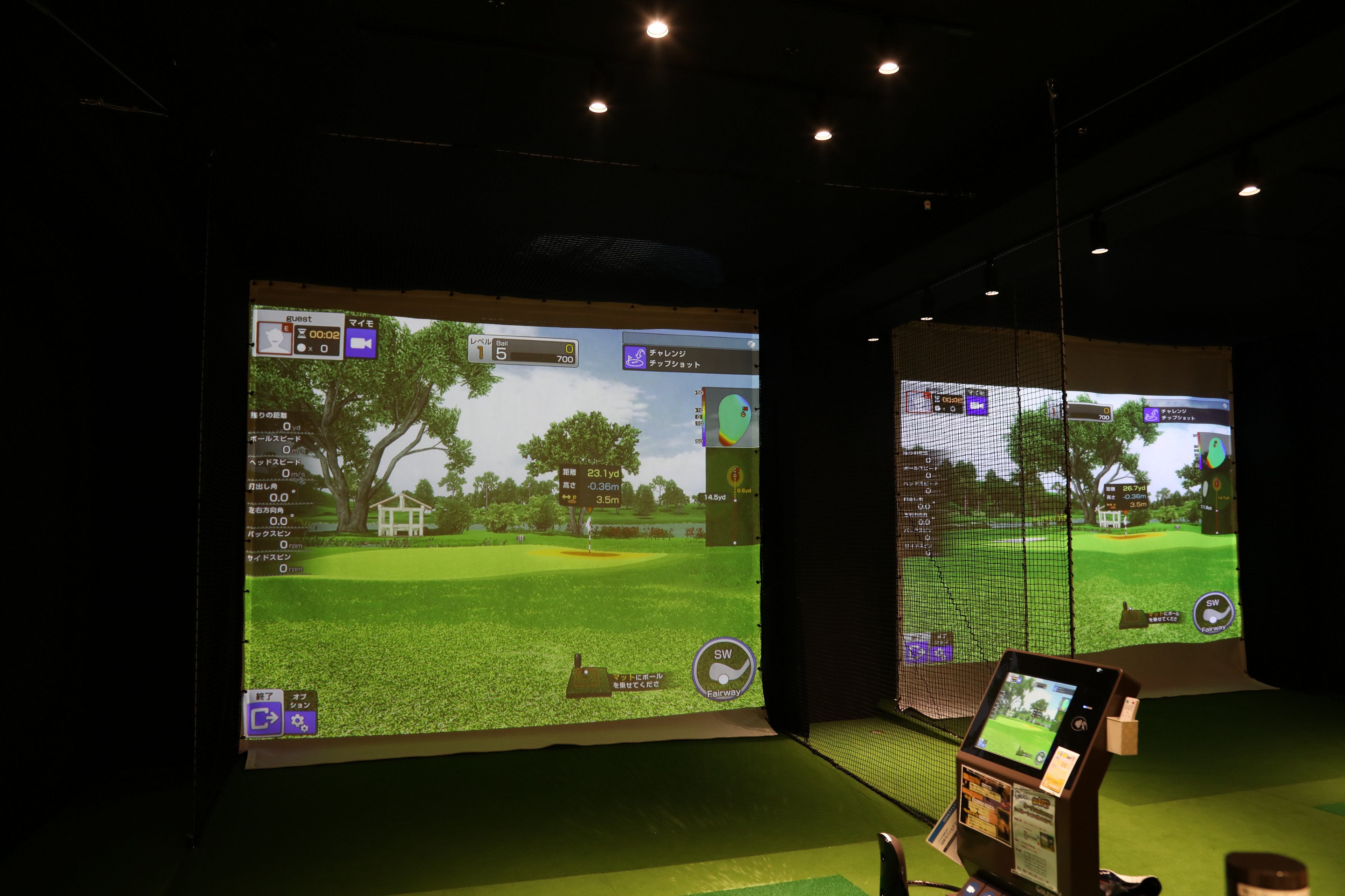 Indoor Golf Simulation in Tokyo
