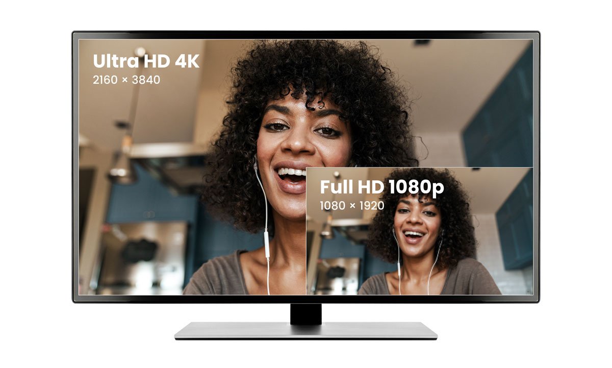 4K resolution offers sharper details and clarity resulting in a more realistic visual. 
