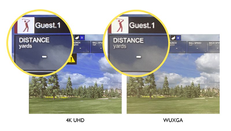 BenQ Golf Simulator Projector with 4K  High Resolution