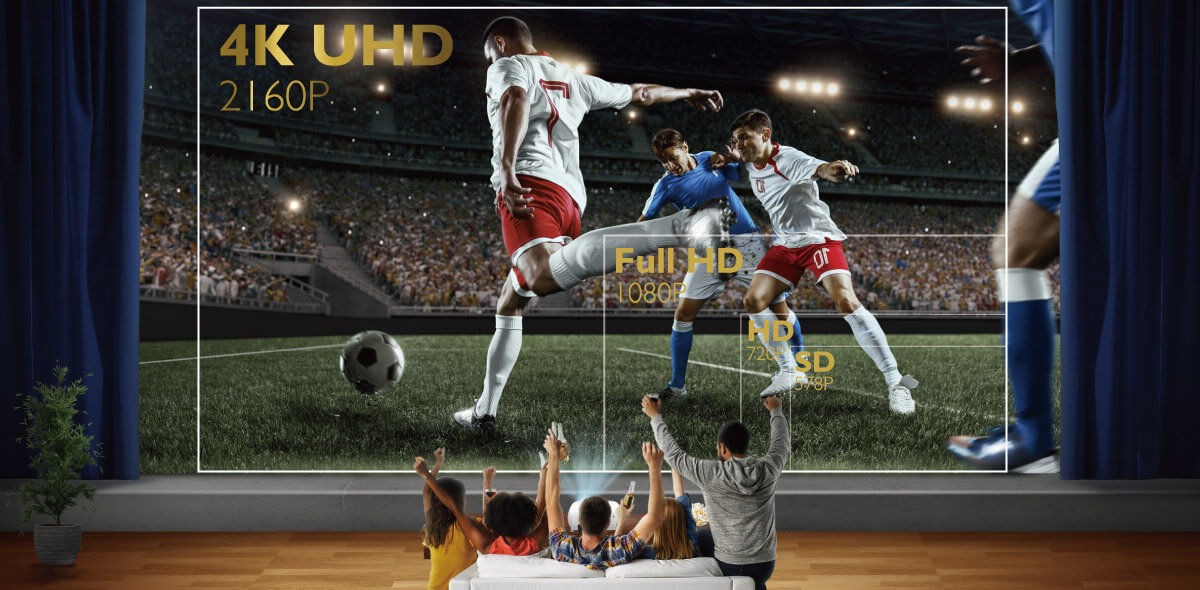 BenQ là một trong những thương hiệu đầu tiên sản xuất máy chiếu 4K UHD thực sự.