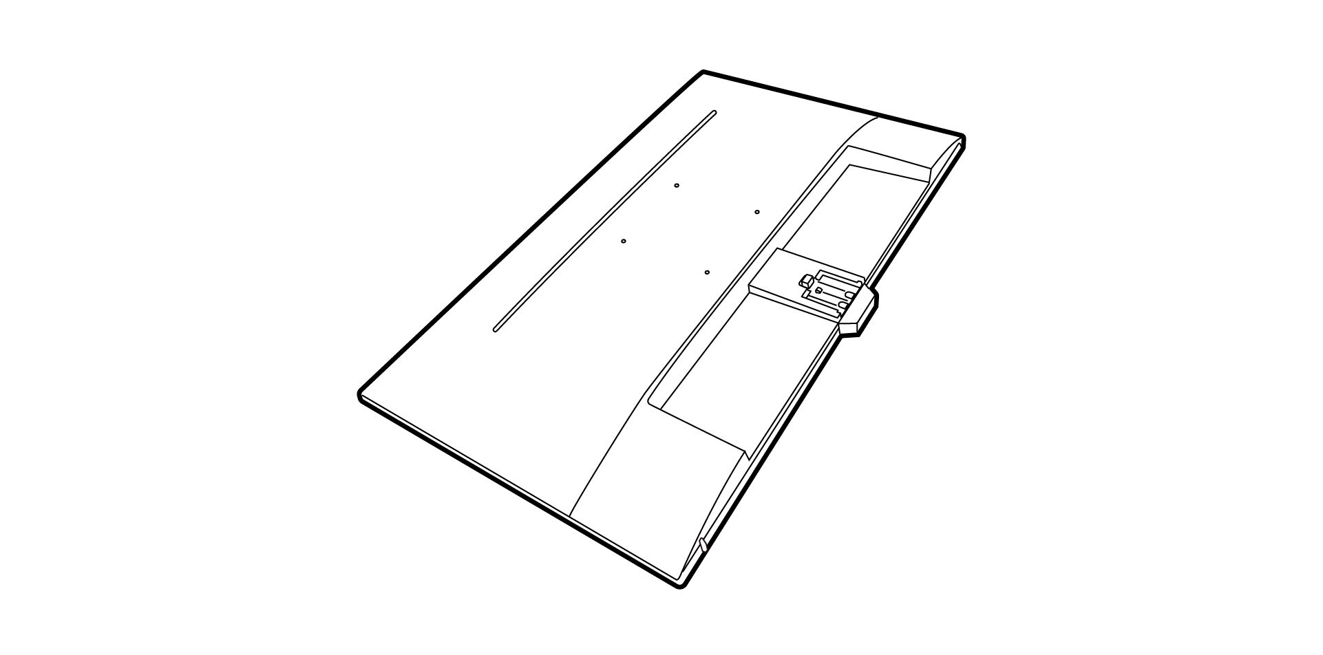 Gently lay the screen face down on a flat clean padded surface.