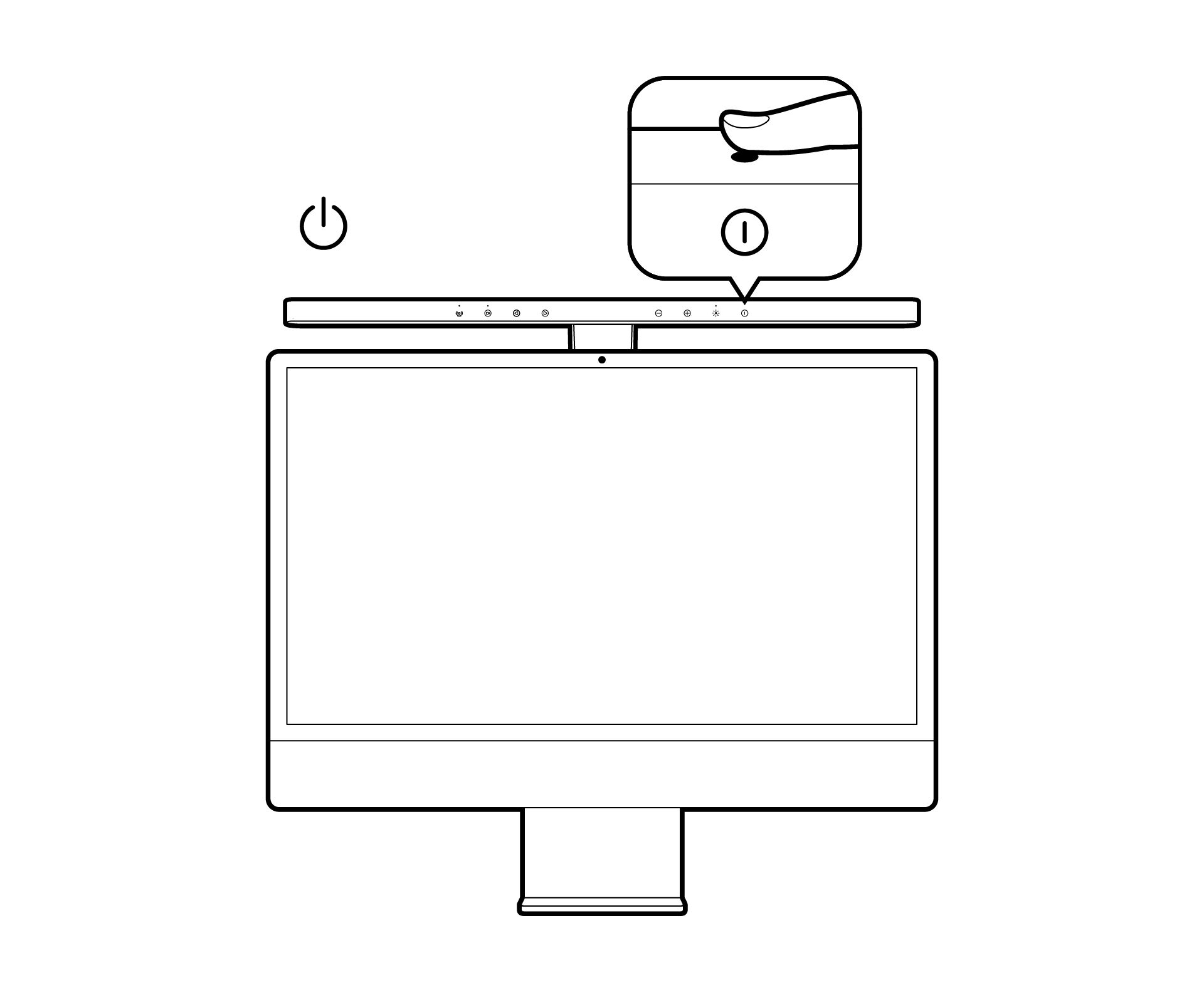 Tap the Power button to turn on.