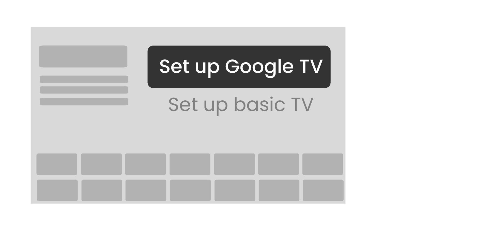 Set up Google TV.