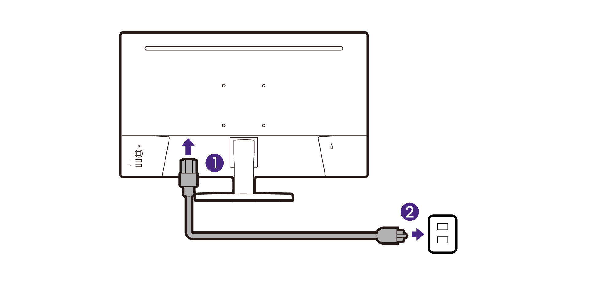 Connect the audio cable.