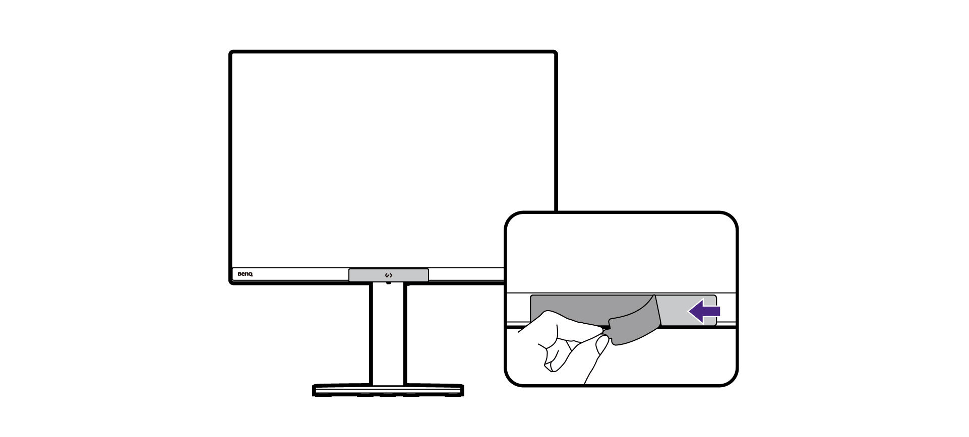 Remove the protective film.