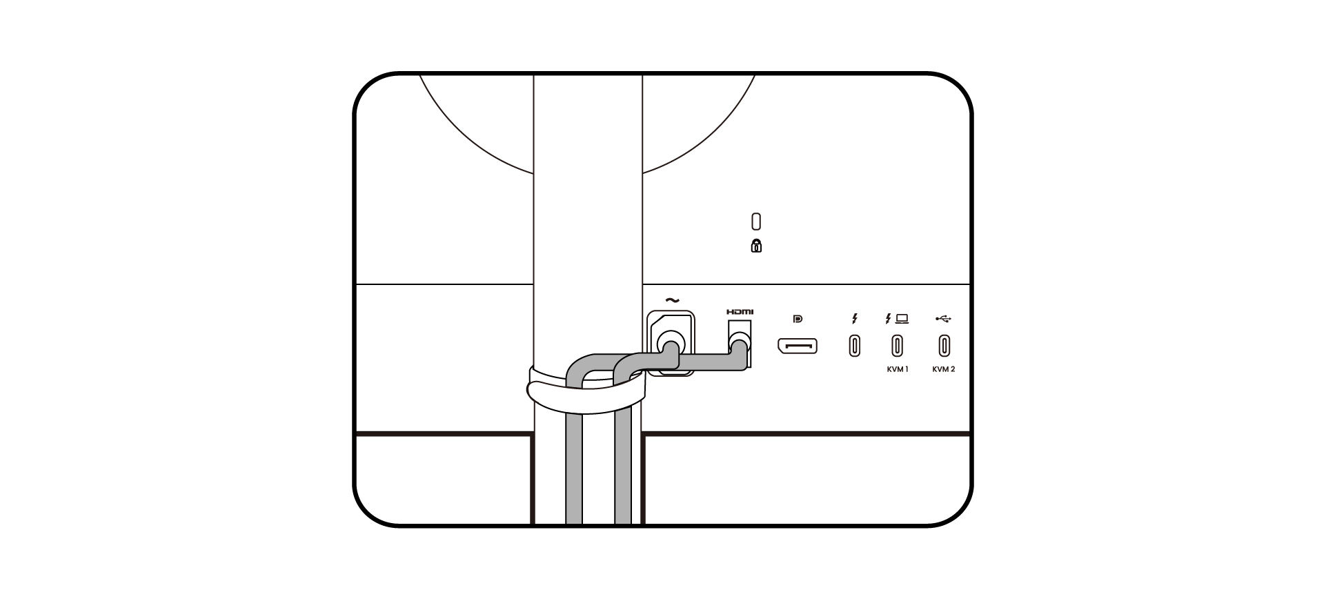 Route the cables.