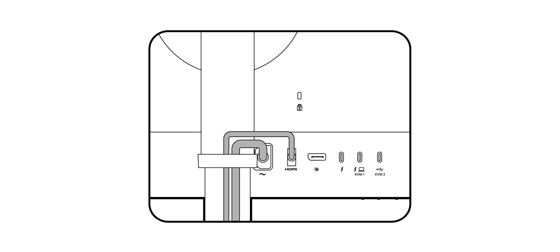Route the cables.