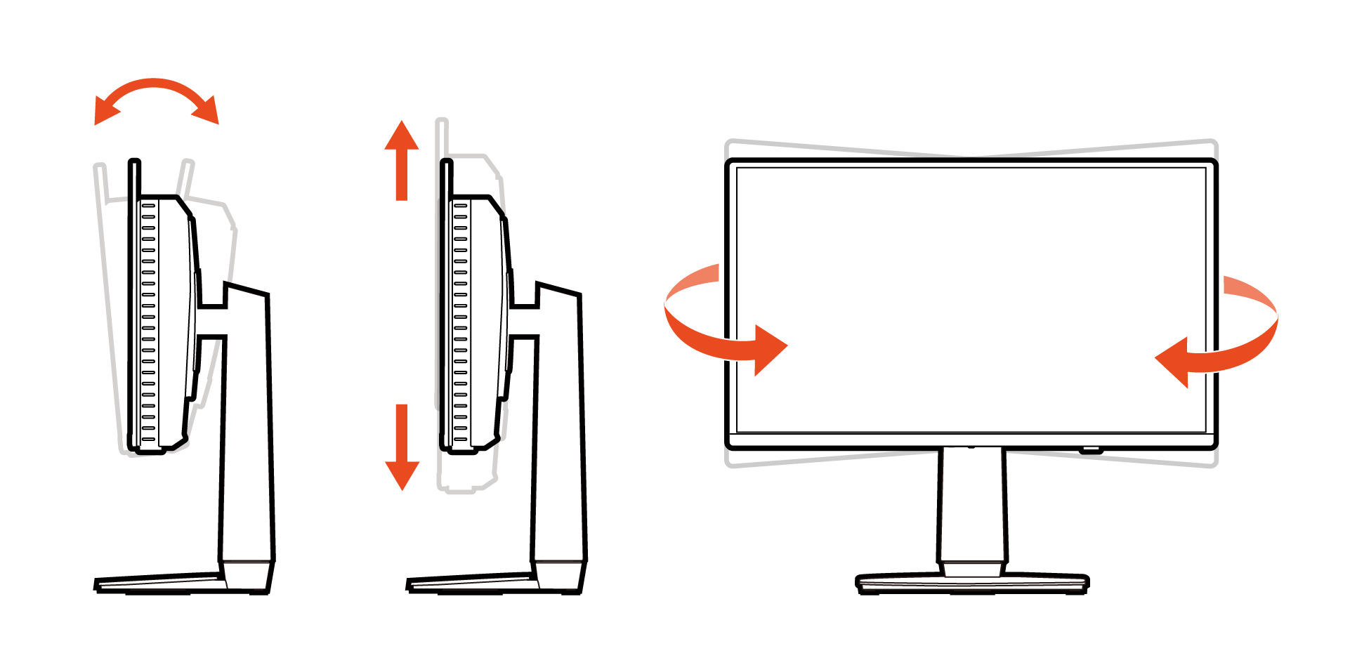 Adjust the viewing angle.