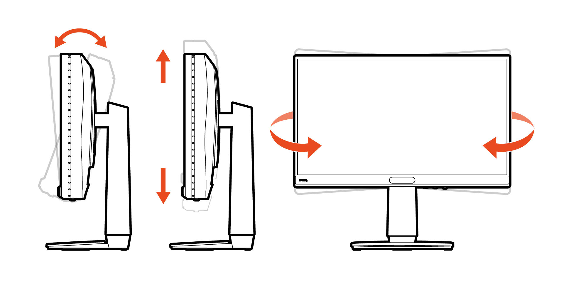 Adjust the viewing angle.