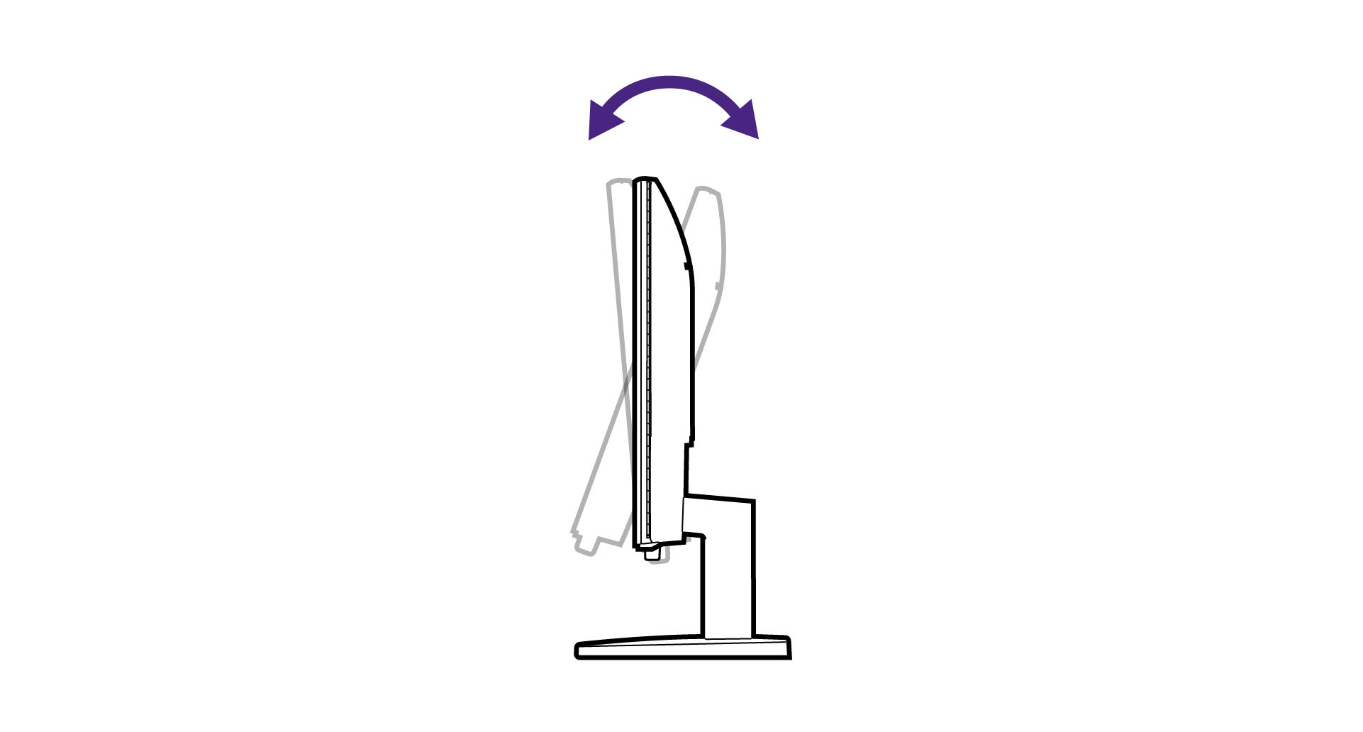 Adjust the viewing angle.