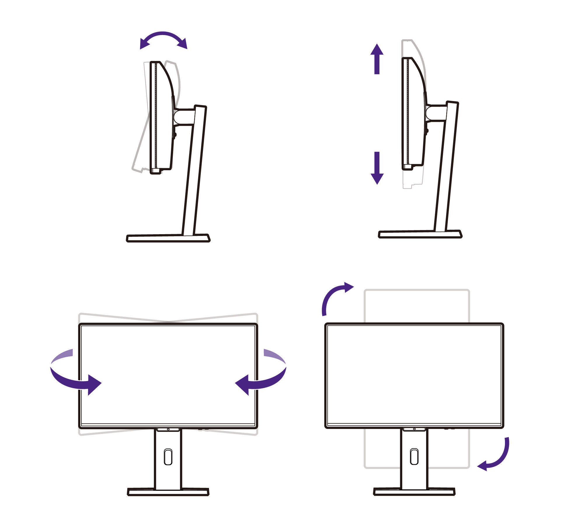 Adjust the viewing angle.