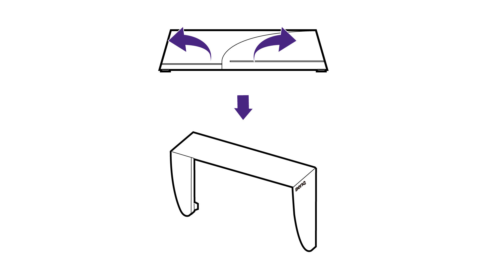 Unfold the shading hood.