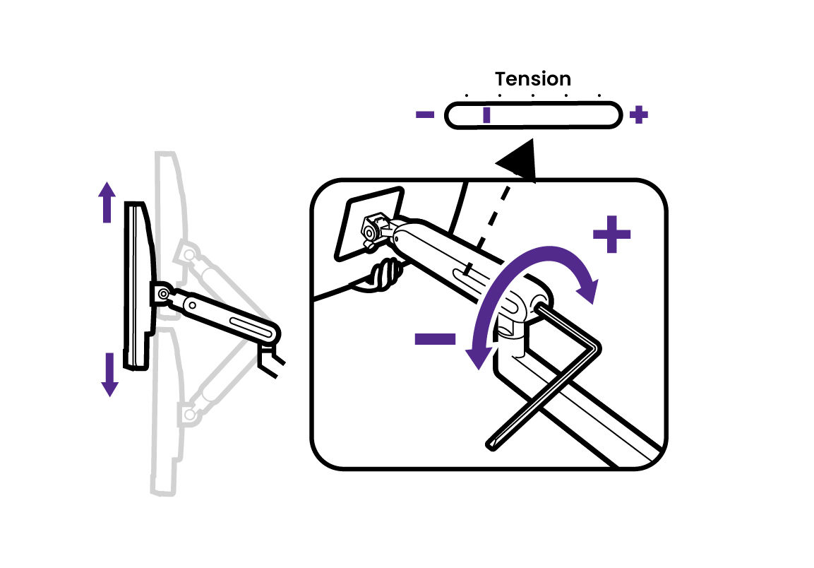 Adjust lift strength.
