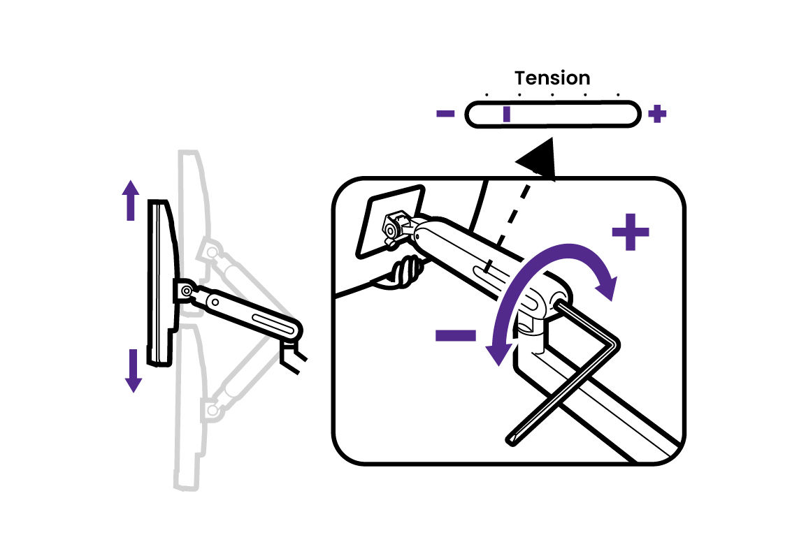 Adjust lift strength.