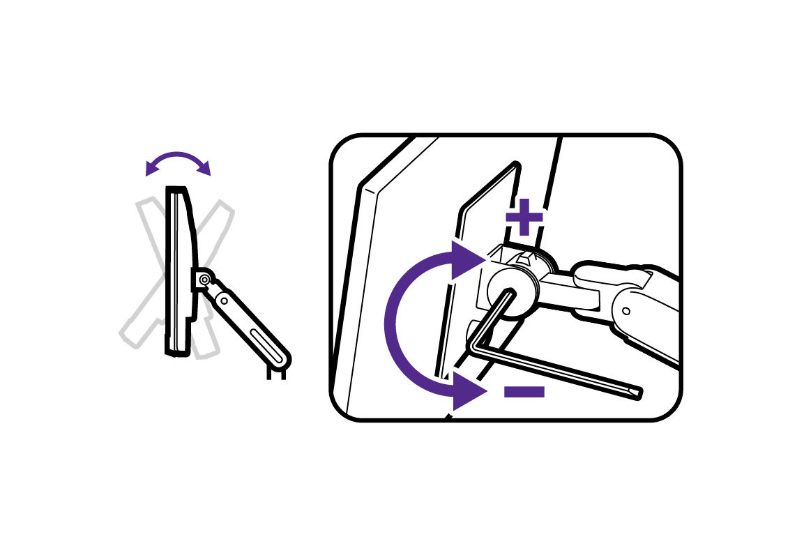 Adjust tilt strength.