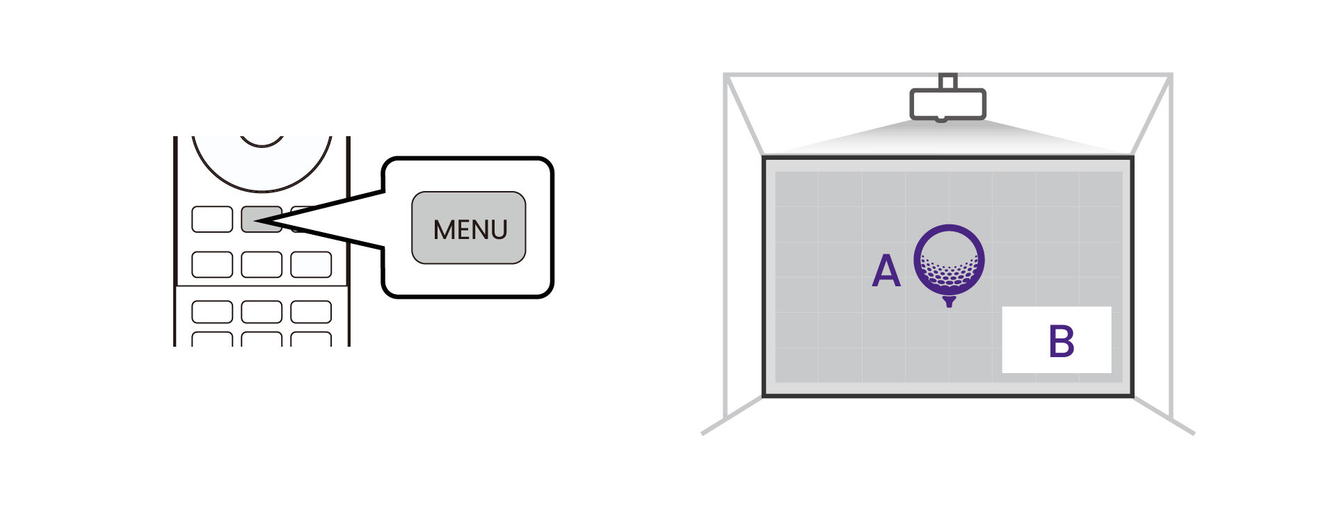 Press Menu to turn on picture-in-picture.