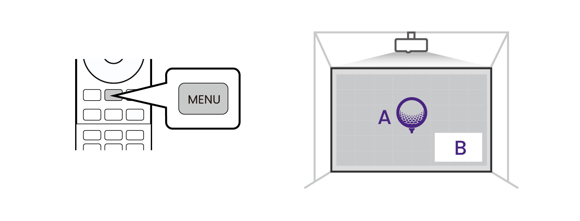 Press Menu to turn on picture-in-picture.