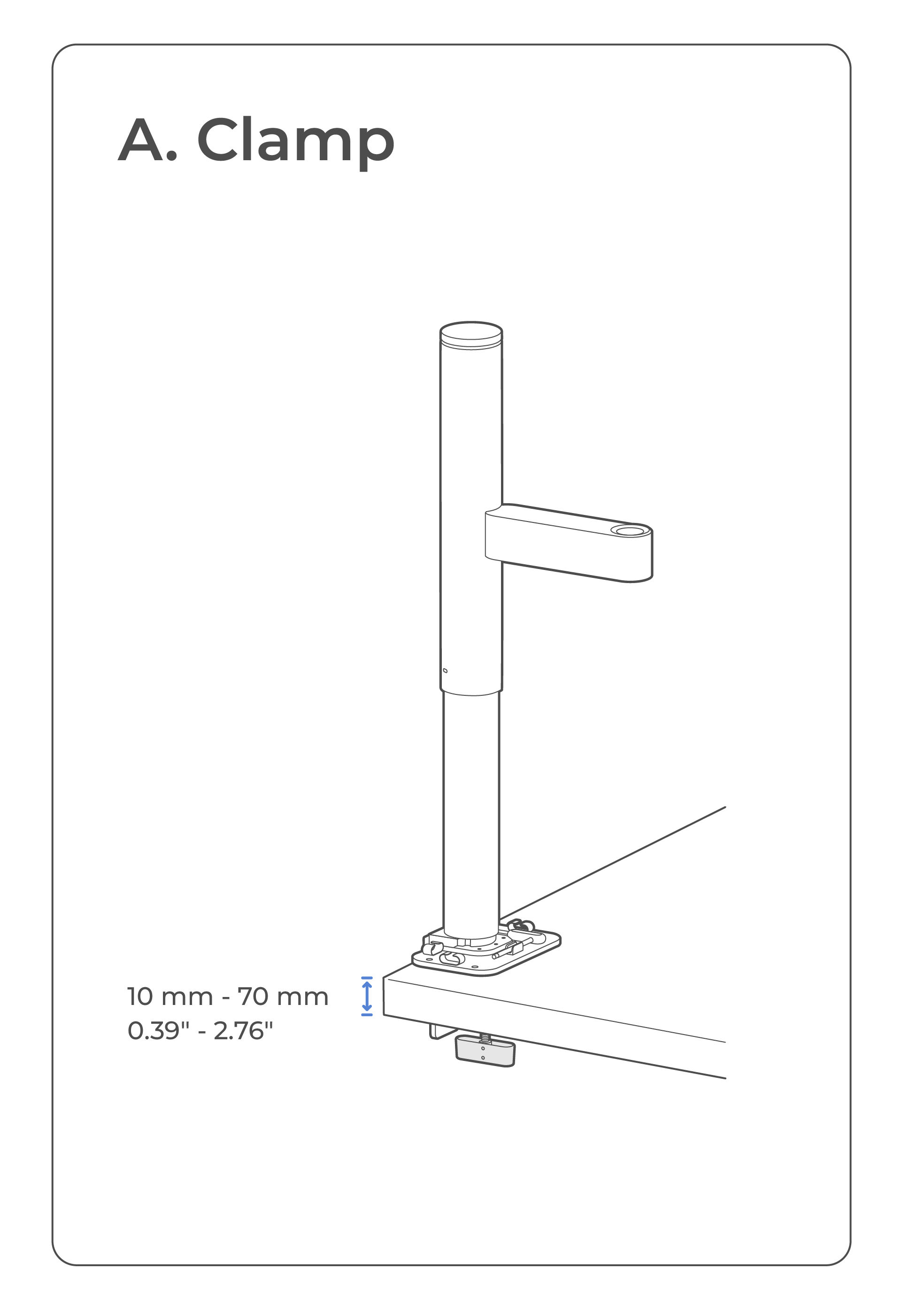 Clamp mounting environment.