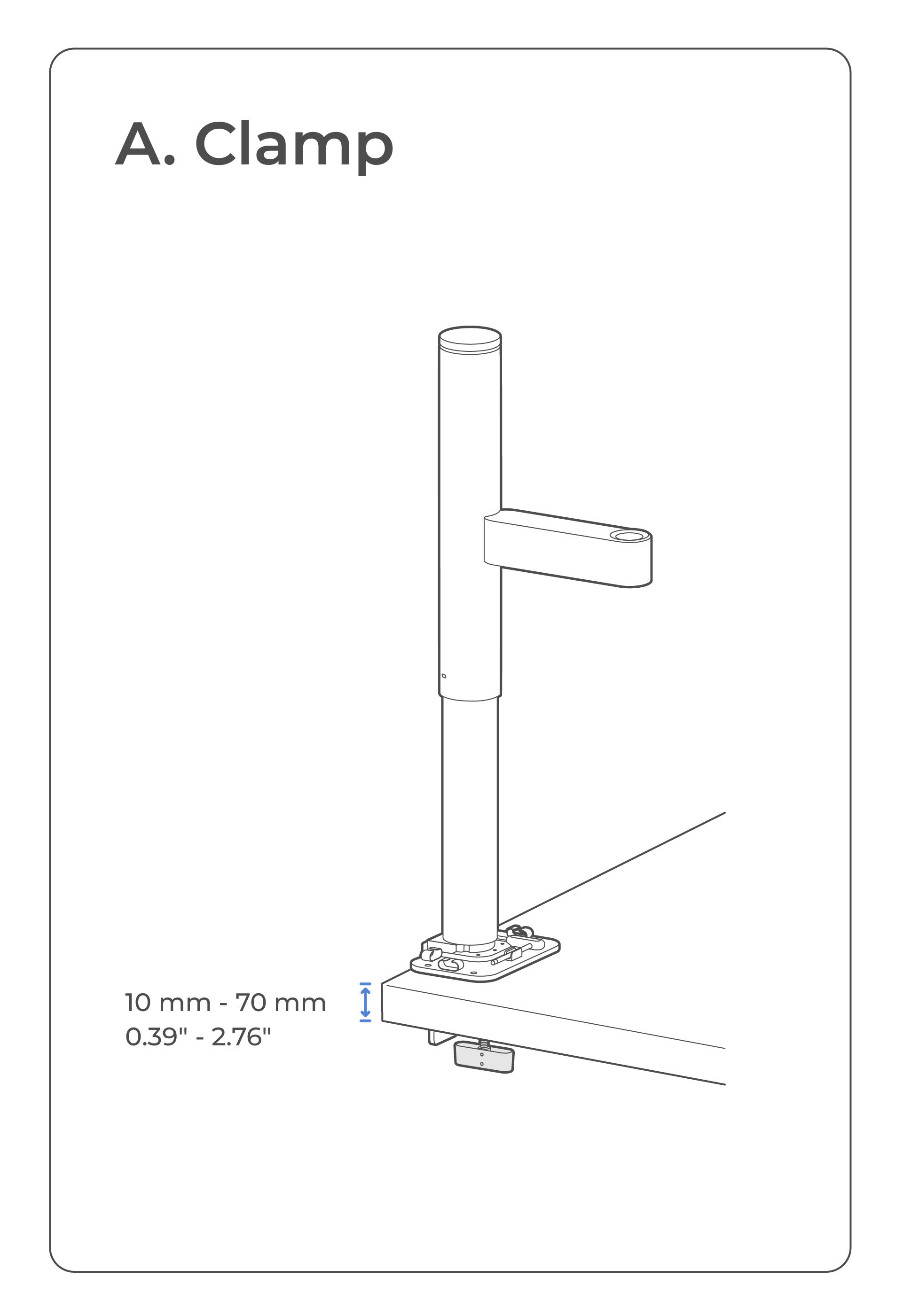 Clamp mounting environment.
