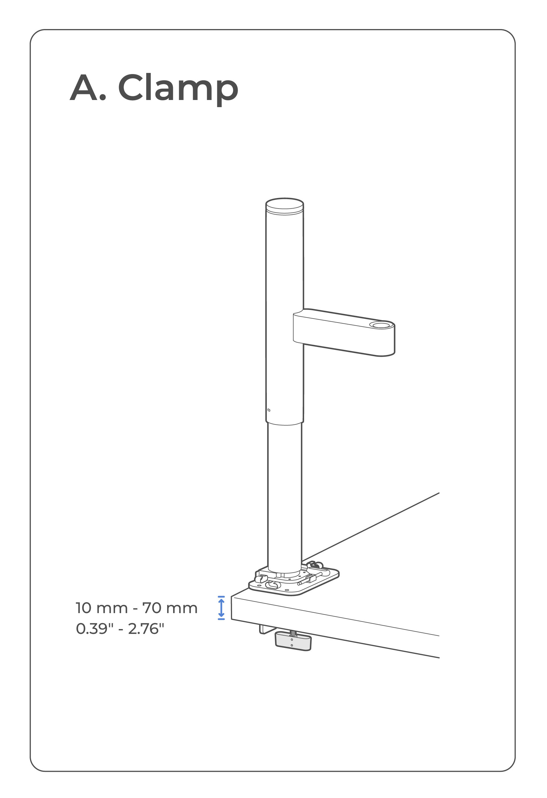 Clamp mounting environment.