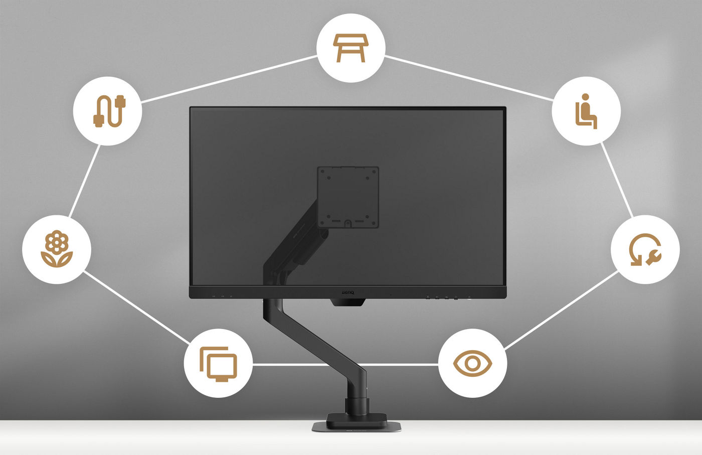 BenQ モニター スリムデザイン アーム式 BenQ ホームモニターシリーズ | ベンキュージャパン