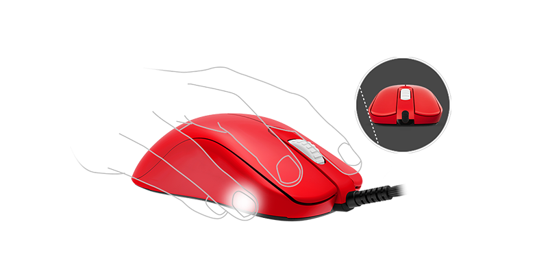 ZOWIE FK2-B RED V2 Symmetrical eSports Gaming Mouse | ZOWIE ZOWIE FK2-B RED V2 Symmetrical eSports Gaming Mouse | ZOWIE