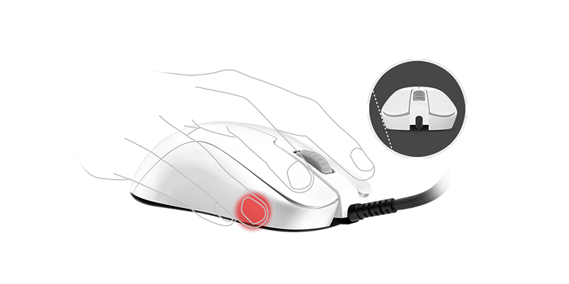 ZOWIE U2 Wireless Symmetrical eSports Gaming Mouse