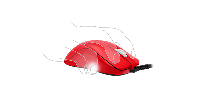 ZOWIE FK1-B RED V2 Symmetrical eSports Gaming Mouse | ZOWIE US
