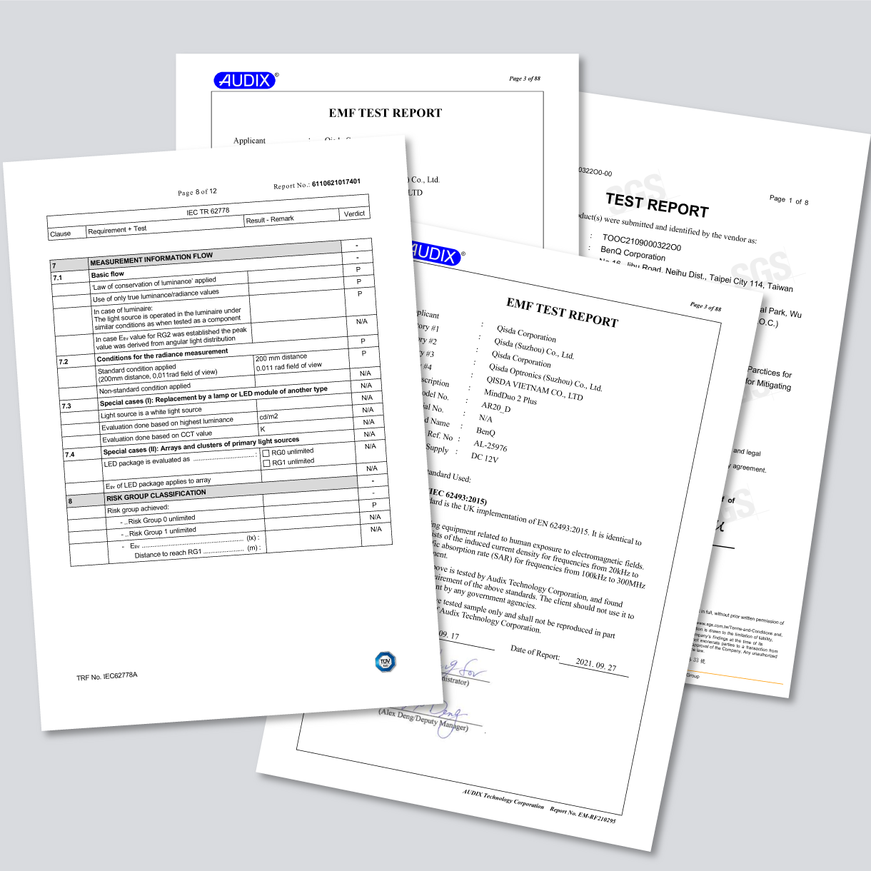 International Certified No flicker and No Blue Light - Selected LED light