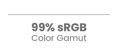 BenQ GW2486TC comes with 99% sRGB color for greater color performance.