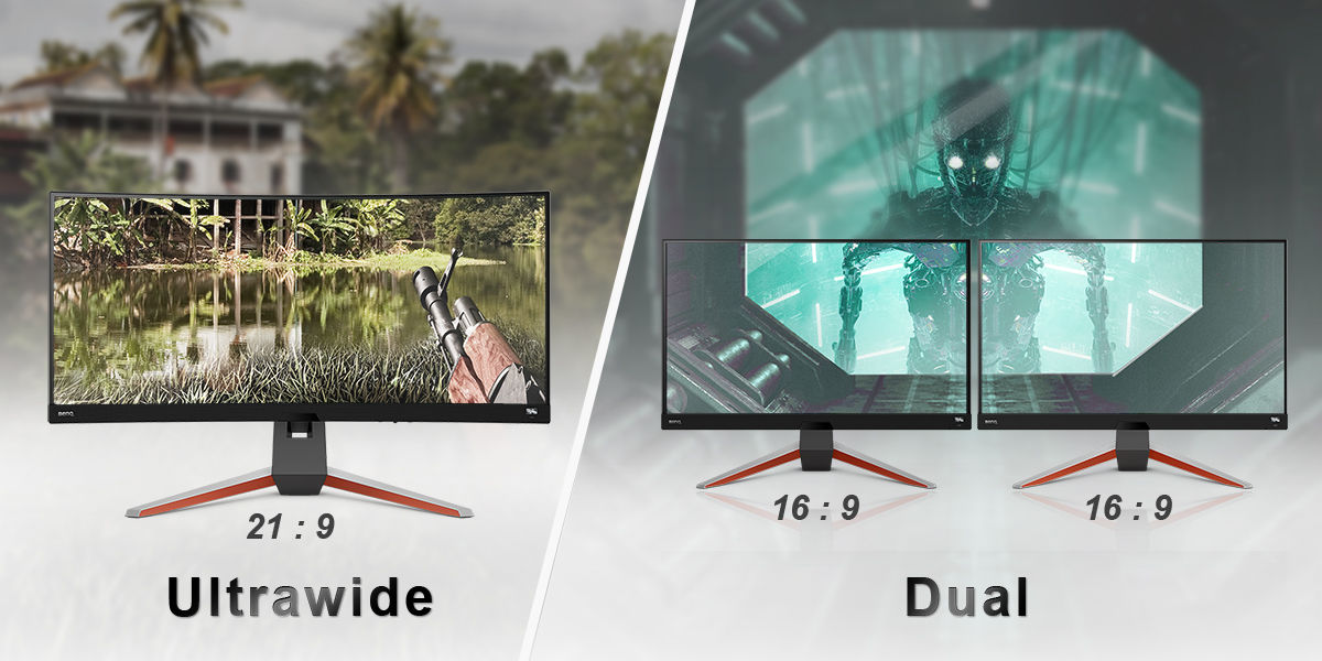 Qué es mejor? ¿Un monitor con pantalla dividida o dos monitores?