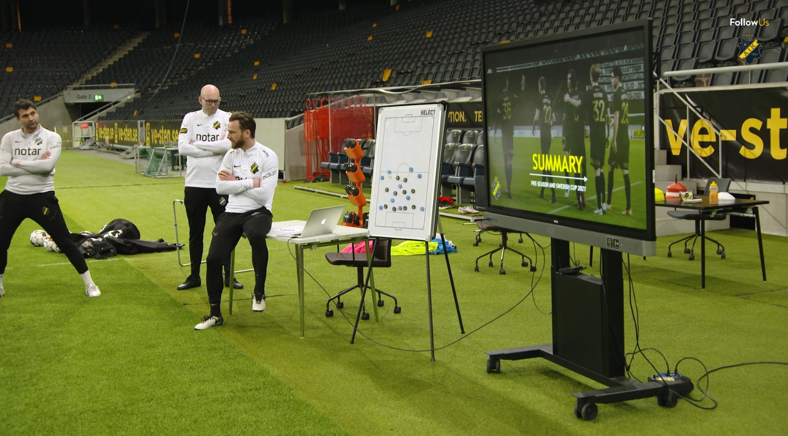 Improved team preparation at AIK Football with BenQ displays and ...