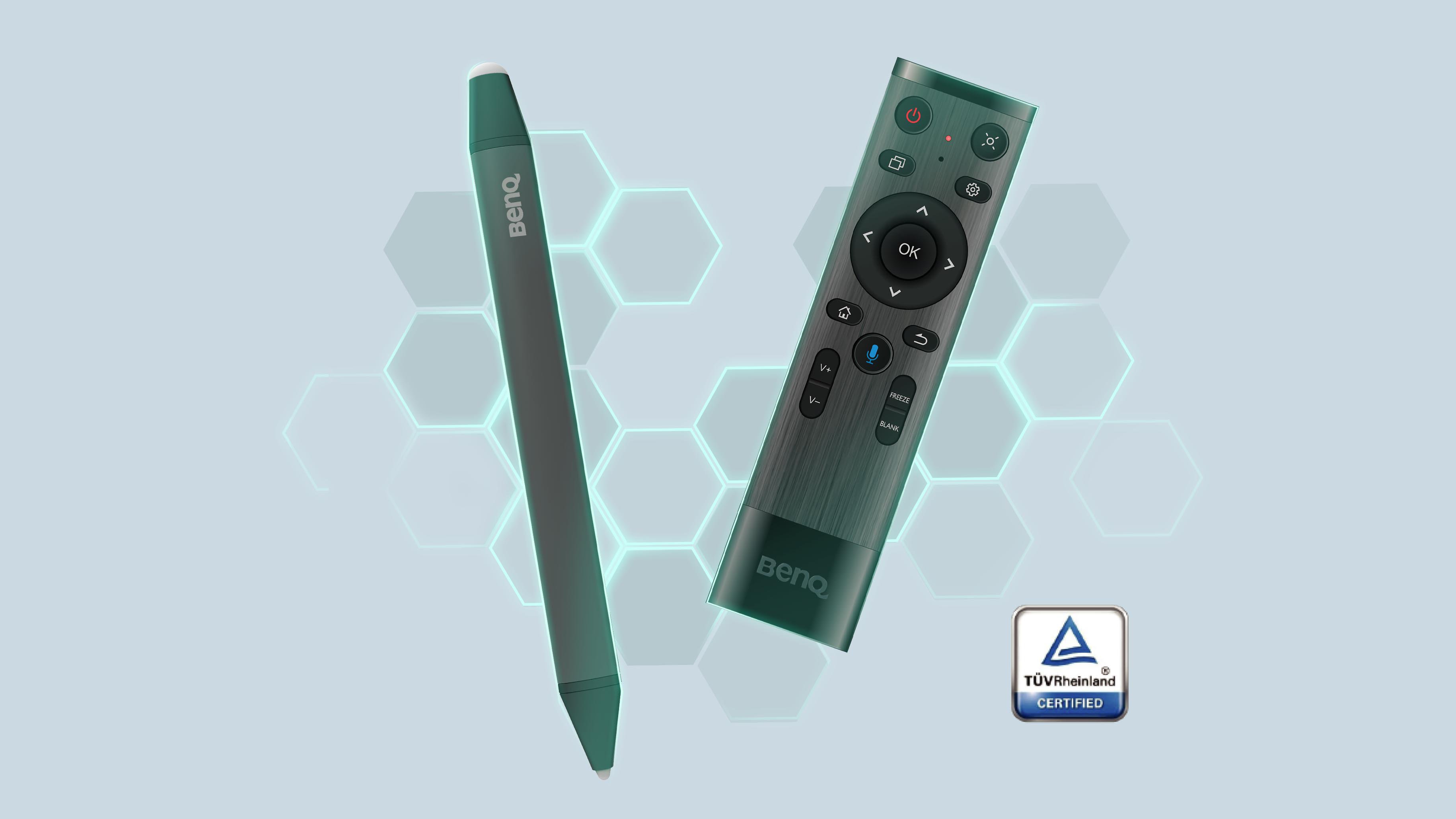 germ-resistant pens and remote controls