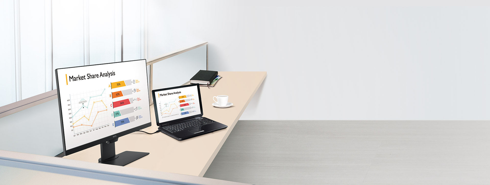 Der elegante EyeCare Monitor von BenQ sorgt für optimierte Produktivität und einen vereinfachten Lebensstil